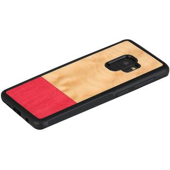 Man&Wood Чехол для смартфона M6045B, 5.8'', совместим с Samsung Galaxy S9, розовый (M6045B)