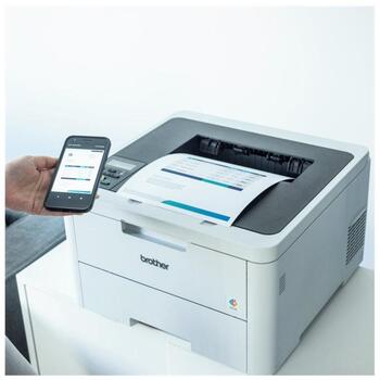 Brother лазерный принтер HL-L3220CW HLL3220CWRE1, 18 ppm, 600 x 2400 DPI, A4, Wi-Fi, LCD, цветной, черный, белый (HLL3220CWRE1)