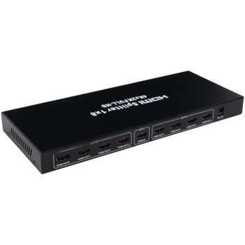 Sbox HDMI сплиттер 1x8 HDMI-8-V2, 4K@30 Hz, 10,2 Gbps, 8 выходных портов, поддержка 3D (HDMI-8-V2)