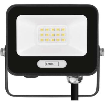 Emos LED prožektors GLARO ZS2214B, 10 W, 1000 lm, IP65, neitrāli balta, alumīnijs, 120°, 20 000 h (ZS2214B)
