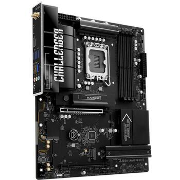 Asrock Mātesplate B860 CHALLENGER WIFI, DDR5-SDRAM, 256 GB, 4 DIMM, PCIe 5.0, 2.5 Gb/s LAN, Wi-Fi 7, 8 USB 2.0, 1 HDMI (B860 CHALLENGER WIFI)