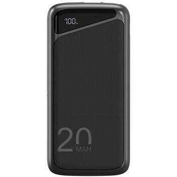 Navitel Power Bank PWR20 MX Black, 20000mAh, 3.7V, 74Wh, 2 USB-A порта, двунаправленный USB-C порт (PWR20 MX Black)