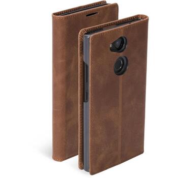 Krusell Sunne 2 Card Foliowallet 61238, 14см (5.5), кожа, кошелек, 2 карманов для карт, подставка, совместим с Sony Xperia L2 (61238)