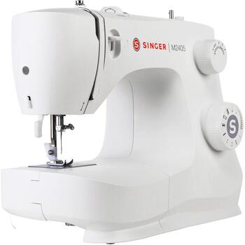 Singer Šujmašīna M2405, 11 dūrieni, 1 pogcaurums, 70 W, Automātiska, Regulējams dūriena garums, Bezmaksas roka (M2405)