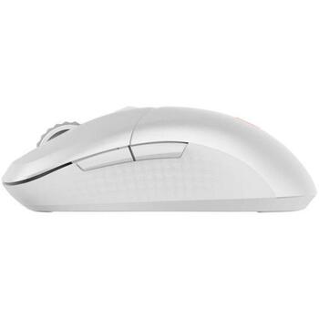 Msi USB datorpele optiskā VERSA 300 WIRELESS, 8000 DPI, 6 pogas, Bluetooth 5.3, 2.4 GHz, balta (VERSA 300 W WHITE)