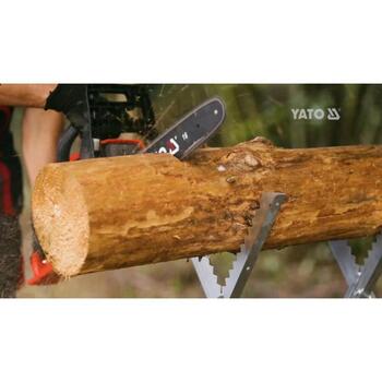 Yato бензопила YT-84901, 1.8кВт, 45.1см³, 400мм, 21м/с, 500см³, 240см³, 40:1, 5.6кг, воздушное охлаждение (YT-84901)