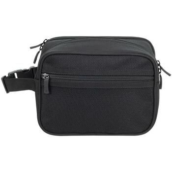 Rivacase Косметичка для путешествий 8409BLACK, 0.215кг, экосознательный RPET полиэстер, водоотталкивающий, 2 сетчатых кармана (8409BLACK)
