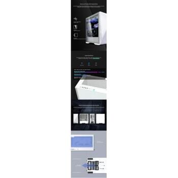 Zalman Корпус компьютера Z9 Iceberg WH, 9.6кг, белый цвет, 7 отсеков для дисков, 3x2.5 дюйма, 2x3.5 дюйма, 1xUSB 3.1 Type C (Z9 Iceberg WH)