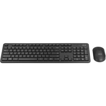 Asus CW100 клавиатура и мышь, 90XB0700-BKM0S0, 10м, 3 кнопки, 1600 DPI, черный (90XB0700-BKM0S0)
