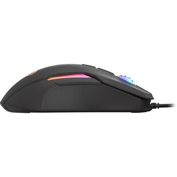 Genesis spēļu pele Xenon 220 NMG-1572, 6400dpi, 7 pogas, ergonomisks, RGB apgaismojums, USB-A (NMG-1572)