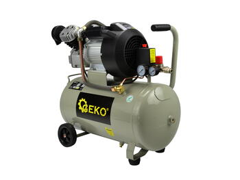 Eļļas gaisa kompresors 50 l V-Twin 8 bar 410 L/min, G80305 GEKO (G80305)