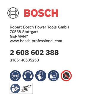 Mazām leņķa slīpmašīnām PRO STAINLESS STEEL AND METAL 3-IN-1 DISKS AR SAISTVIELĀM BOSCH 2608602388 (2608602388)