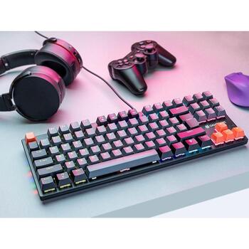 Tracer Механическая клавиатура TRAKLA47373, 1.5м, 87 клавиш, RGB подсветка, 8 мультимедийных клавиш, WinLock, Anti ghosting (TRAKLA47373)