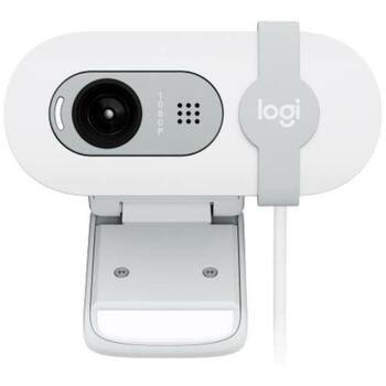 Logitech веб-камера BRIO 100 960-001617, 1920x1080, 1.5m, 2MP, встроенный микрофон, шторка конфиденциальности (960-001617)