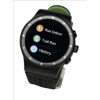 Denver Умные часы SW-500 116111100010, 1,3 дюйма IPS, GPS, 350 мАч, IP66, Bluetooth 4.0, отслеживание активности (116111100010)