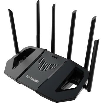 Asus беспроводной маршрутизатор TUF GAMING BE6500, 6500 Мбит/с, Dual-band, 4x 2.5GbE порта, 6 антенн, безопасность WPA3 (TUF GAMING BE6500)