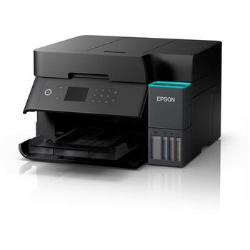 Epson Многофункциональный принтер EcoTank L6370 C11CL43403, 4-ink, A4, Wi-Fi, 1200 x 2400 dpi, ADF, черный (C11CL43403)