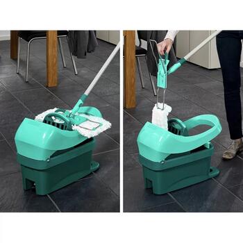 Leifheit Profi XL Press ведро на колесиках 1055076, 8л, с педалью, съемный верх (1055076)