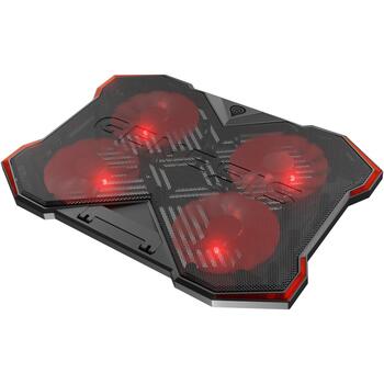 Genesis Dzesēšanas paliktnis klēpjdatoram Oxid 260 NHG-2075, 4 ventilatori, 130 mm, 850-1010 apgr/min, 60 cfm, USB centrmezgls (NHG-2075)