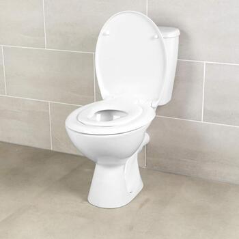 Beldray Семейное сиденье для унитаза LA037185EU7, белое, 370x450mm, 260x387mm, антибактериальное, мягкое закрытие (LA037185EU7)