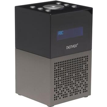 Denver Радио будильник CRD-510 111131100010, 87,5-108 МГц, 20 станций, LCD, 1 выход для наушников, USB зарядка (111131100010)