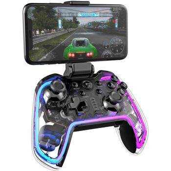 White Shark Игровой контроллер PRAETORIAN, 800 мАч, 19 кнопок, Bluetooth 5.0, RGB подсветка, 10ч игрового времени (PRAETORIAN)