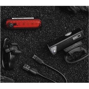 Emos LED аккумуляторный велосипедный фонарь P3923, 90 lm, 500 mAh, 3/4 режима освещения, время зарядки 1 ч (P3923)
