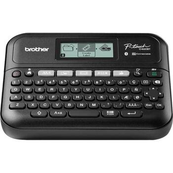 Brother Принтер для этикеток PT-D460BTVP PTD460BTVPZW1, 3.5-18mm, 30mm/s, Bluetooth 5.0, 70 этикеток, 5 строк печати (PTD460BTVPZW1)