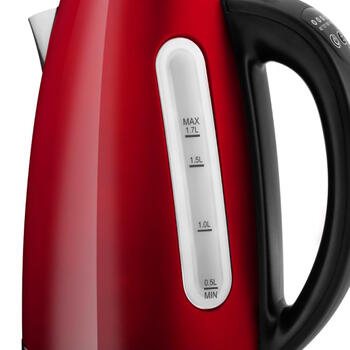 Электрический чайник мощностью 2200 W, объёмом 1.7 L и поворотной базой 360° Ela Digi ETA959890010 Red ETA (ETA959890010)