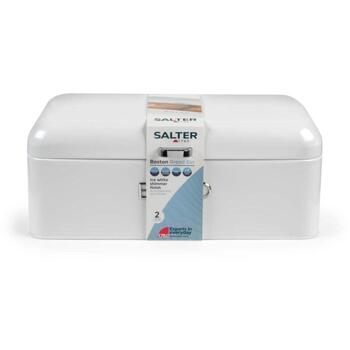 Salter Хлебница BW14044EU7, 9.6л, углеродная сталь, белая, 17.5x22.6x42см (BW14044EU7)