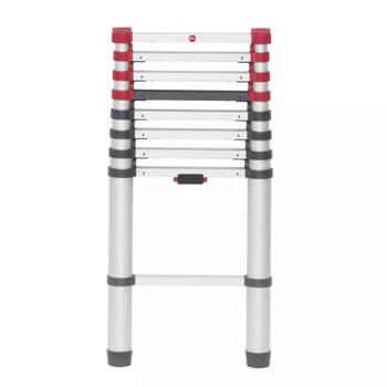 HAILO 037113091 T80 FlexLine teleskopiskās kāpnes, alumīnijs, 9 pakāpieni, 340cm, 150kg, 94-264cm (037113091)