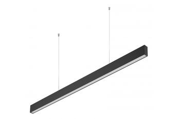 LED iekaramais griestu gaismeklis LIVIA, 40W, 3600lm, AC220-240V, 100°, RA>80, IP20, AL/PC, 4000K, 120cm, melna, LD-LIV40WNB-00 GTV (LD-LIV40WNB-00)