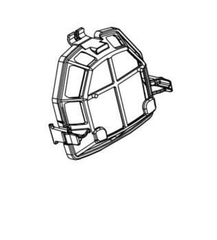 Воздушный фильтр CS-4010, ECHO, A226002510, 6 x 10 x 2 см (A226002510)