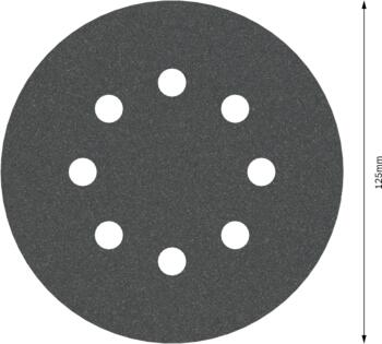 Ekscentra slīpmašīnām PRO F355 SLĪPDISKS, 2608605119 BOSCH (2608605119)