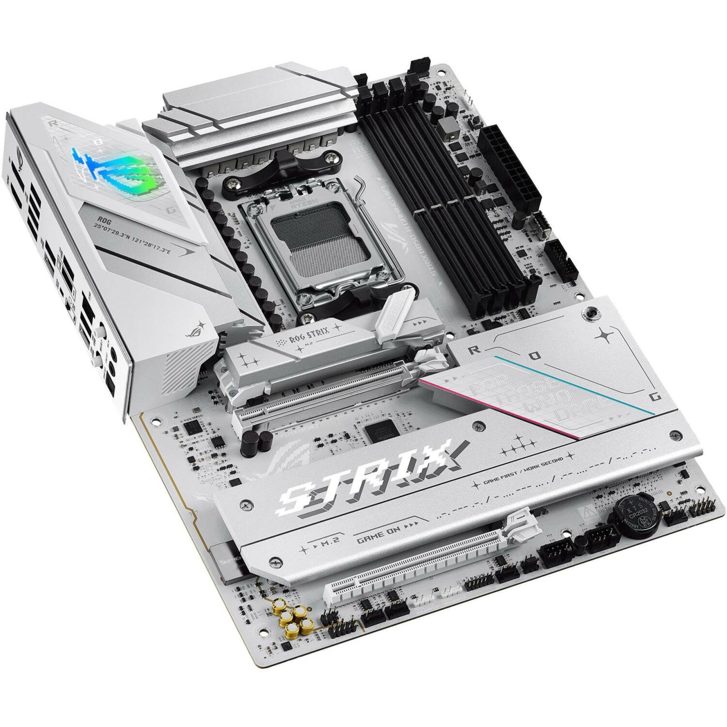 Asus Материнская плата ROG STRIX B850-A GAMING WIFI, AMD, Socket AM5, DDR5, 192 ГБ, 4 DIMM, 2.5 Гбит Ethernet, Wi-Fi 7, 6 SATA III (ROG STRIX B850-A GAMING WIFI)
