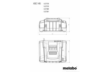 Lādētājs un akumulatori (3x5.2Ah)ASC 30-36 685048000 METABO (685048000)