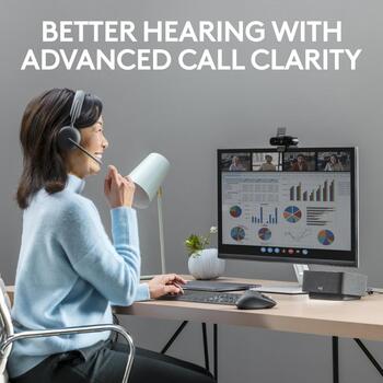 Logitech Zone Wireless 2 981-001152, bezvadu austiņas, 40mm, ANC, Bluetooth 5.2, 50m, 15h/22h, Microsoft Teams (981-001152)