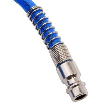Yato Spirālveida gaisa šļūtene YT-24207, 8 mm, 12 mm, 5 m, PU, 1.2 MPa, ātrie savienojumi (YT-24207)