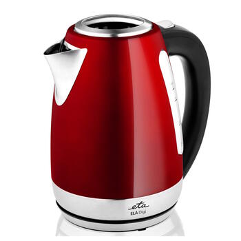 Электрический чайник мощностью 2200 W, объёмом 1.7 L и поворотной базой 360° Ela Digi ETA959890010 Red ETA (ETA959890010)