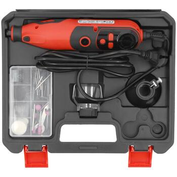 Yato LED rotācijas instruments YT-82077, 130W, 220-240V, 50Hz, 10000-35000 min⁻¹, 2.3/3.2mm, IP20, II klase, 35mm, urbšana (YT-82077)