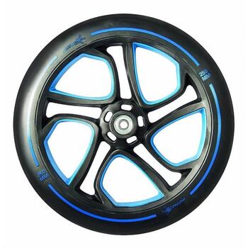 Muuwmi Алюминиевый самокат PRO AU 468, 250mm/215mm, ABEC 7, 100kg, складной, тормоз (AU 468)