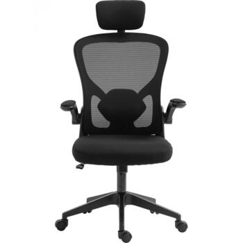 Sandberg Игровое/Офисное Кресло 640-97, черный, газлифт 2 класса, 5 ножек/колес, 100кг, регулируемая высота, функция качания (640-97)