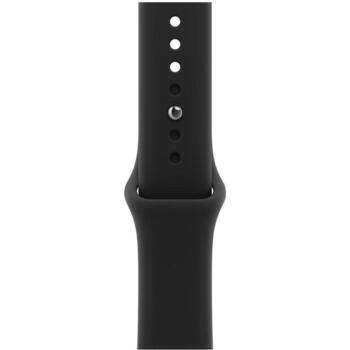 Apple ремешок для часов MJVW4ZM/A, 46мм, M/L, черный, 160-210мм, высокопроизводительная резина, для умных часов (MJVW4ZM/A)