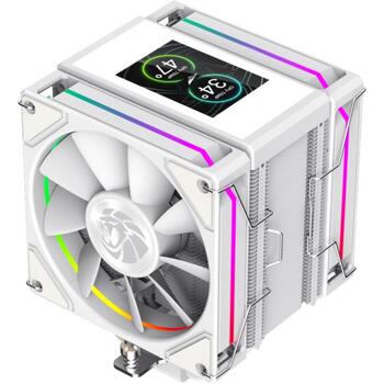 Gamemax procesora gaisa dzesētājs SIGMA 620 LCD WH, 0.154kg, 0.164kg, 0.005383125m³, balts (SIGMA 620 LCD WH)