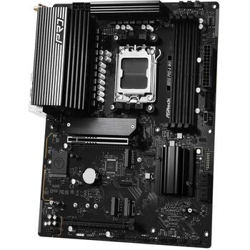 Asrock Dēlis B850 PRO-A WIFI, 4 x DDR5 DIMM, 256 GB, 1 x PCIe 5.0 x16, 1 x HDMI, 1 x USB Type-C, 7.1 CH audio, Wi-Fi 6E (B850 PRO-A WIFI)