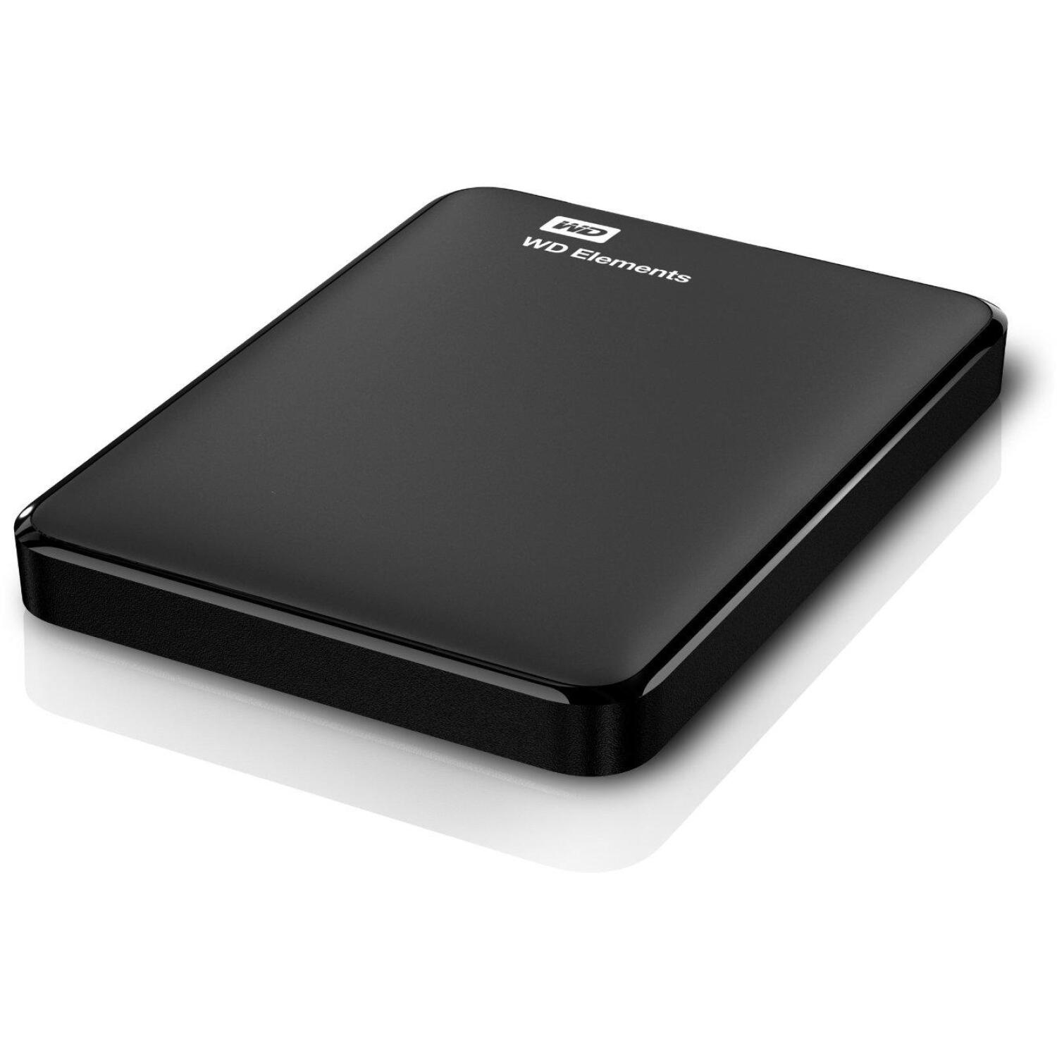 WD Elements portatīvais cietais disks, WDBUZG0010BBK-WESN, 1TB, 2.5