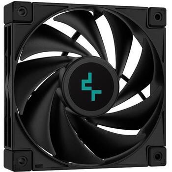 Deepcool CPU dzesētājs AK400 ZERO DARK PLUS R-AK400-BKNNMD-G-1, 59,46 cfm, 220W TDP, 4 siltumcaurules, 28 dB, 500-1650 RPM (R-AK400-BKNNMD-G-1)