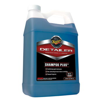 Meguiar's D11101 Shampoo Plus для безопасной очистки, оставляет высокий блеск 3,78 л (D11101)