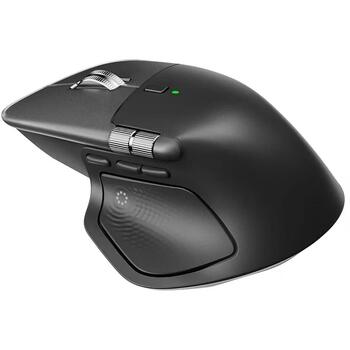 Logitech MX Master 4 pele 910-007562, 8000 DPI, 7 pogas, Bluetooth, USB, 10 m bezvadu diapazons, 650 mAh akumulators (910-007562)
