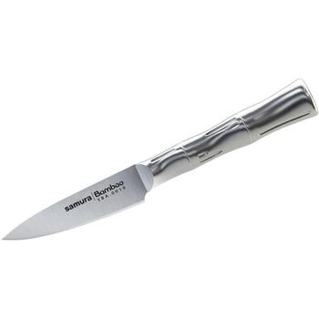 Samura SBA-05 набор из 4 ножей с подставкой, бамбук, AUS-8, 58 HRC, стальные рукоятки (SBA-05)